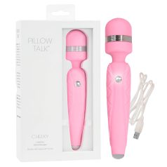   Pillow Talk Cheeky Wand - massagevibrator uppladdningsbar rosa
