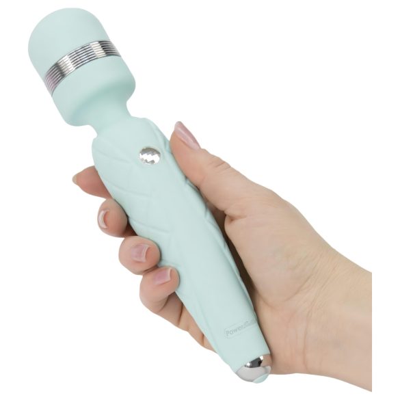 Pillow Talk Cheeky Wand - massagevibrator uppladdningsbar turkos