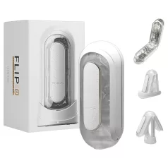 TENGA Flip Zero - vibratorisk masturbator - vit