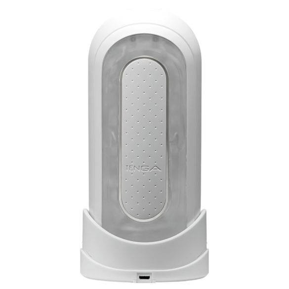 TENGA Flip Zero - vibratorisk masturbator - vit