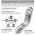 TENGA Flip Zero - vibratorisk masturbator - vit