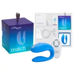   We-Vibe Match - parvibrator - vattentät uppladdningsbar - blå