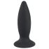 Black Velvet S – uppladdningsbar nybörjarens anal vibrator (svart)