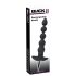 Black Velvet - uppladdningsbar anal vibrator med 5 pärlor (svart)