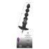 Black Velvet - uppladdningsbar anal vibrator med 5 pärlor (svart)