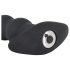 Black Velvet - uppladdningsbar anal vibrator med 5 pärlor (svart)
