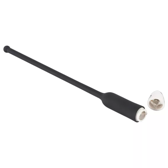 You2Toys - vibrator dilator - silikon, svart, 8-11mm