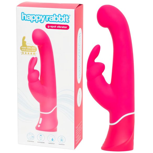 Happyrabbit G-spot - vattentät klitorisvibrator (rosa)