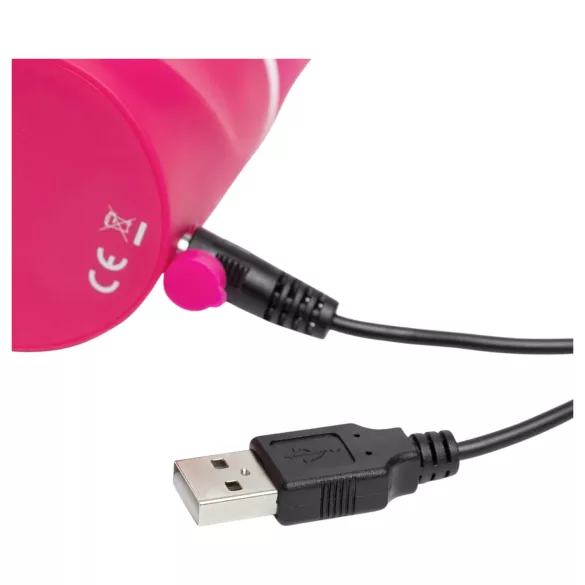 Happyrabbit - G-punkt vibrator med klitorisklämme - vattentät - rosa