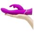 Happyrabbit Curve - vattentät klitorisstimulator med arm (lila)