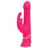 Happyrabbit Thrusting - uppladdningsbar dildo med klitorisarm (rosa)