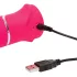 Happyrabbit - rabbitvibrator med stötande rörelse - uppladdningsbar - rosa