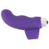 SMILE Finger - vågig silikonfinger-vibrator (lila)