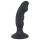 Svart Sammet - uppladdningsbar analvibrator med penis (svart)