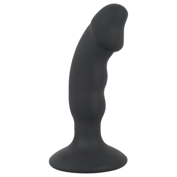 Svart Sammet - uppladdningsbar analvibrator med penis (svart)