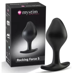mystim Rocking Force S - elektroanalkula - liten (svart)