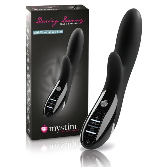 mystim Daring Danny - elektro-stimulerande vibrator (svart)