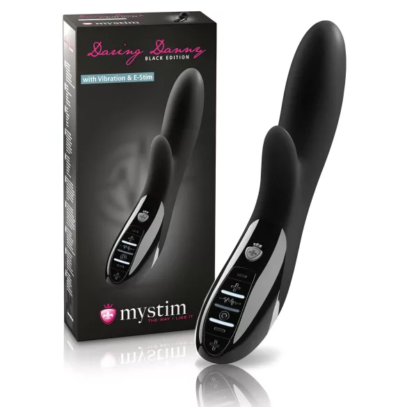 mystim Daring Danny - elektro-stimulerande vibrator (svart)