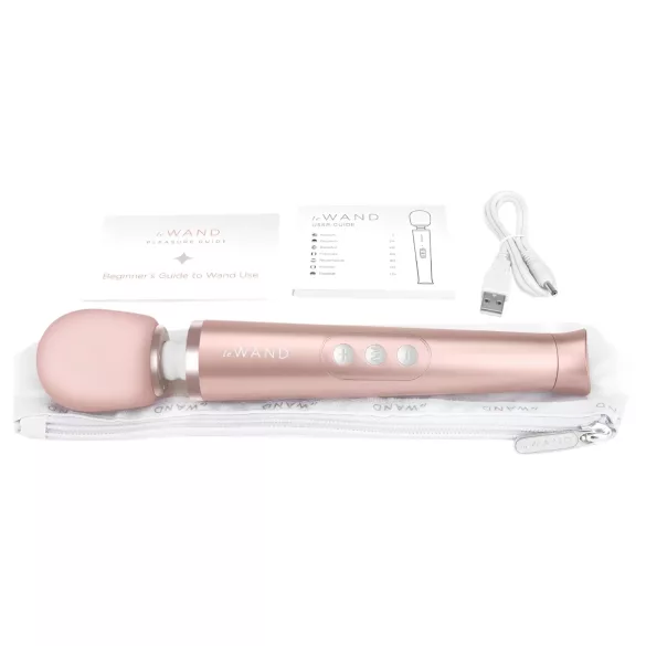 le WAND Petite premium stavvibrator (roséguld)