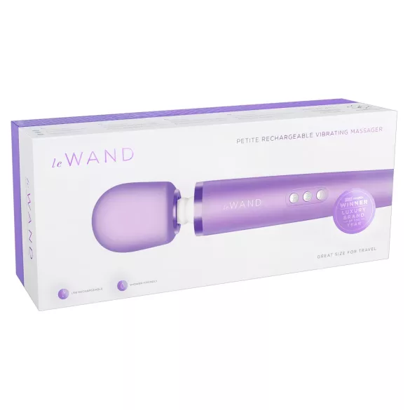 Le Wand Petite - uppladdningsbar vibrator massör - lila