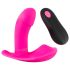 SMILE - fjärrstyrd strap-on vibrator - uppladdningsbar - rosa