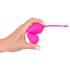 SMILE Love Balls - uppladdningsbara, fjärrstyrda vibrerande ägg (rosa)