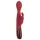 You2Toys Massager - stötande, roterande, värmande G-punktsvibrator (röd)