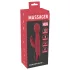 You2Toys Massager - stötande, roterande, värmande G-punktsvibrator (röd)