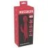You2Toys Massager - stötande, roterande, värmande G-punktsvibrator (röd)
