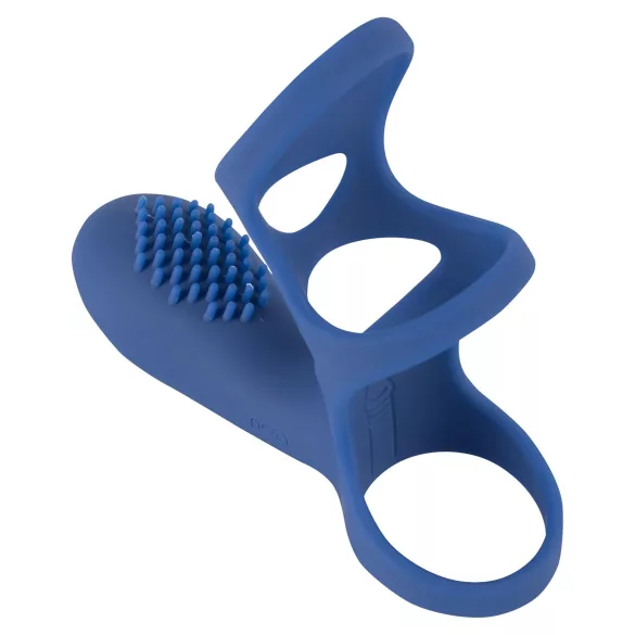 SMILE Couple - vibrator penisring med fjärrkontroll - silikon blå