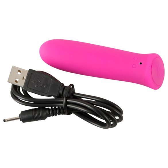 SMILE Power Bullet - uppladdningsbar, extra stark minivibrator (rosa)