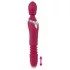 Javida Thrusting - vibrator med thrustingfunktion 3-i-1 - röd