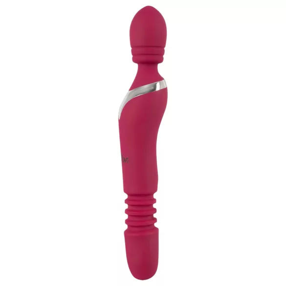 Javida Thrusting - vibrator med thrustingfunktion 3-i-1 - röd
