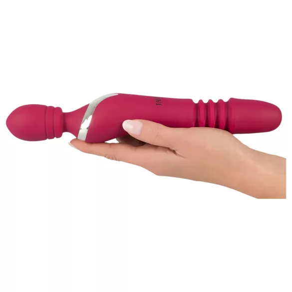 Javida Thrusting - vibrator med thrustingfunktion 3-i-1 - röd