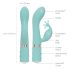 Pillow Talk Kinky - uppladdningsbar, dubbelmotor G-punkt vibrator (turkos)