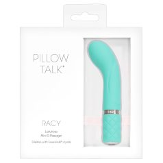   Pillow Talk Racy - G-punktsvibrator smal uppladdningsbar turkos