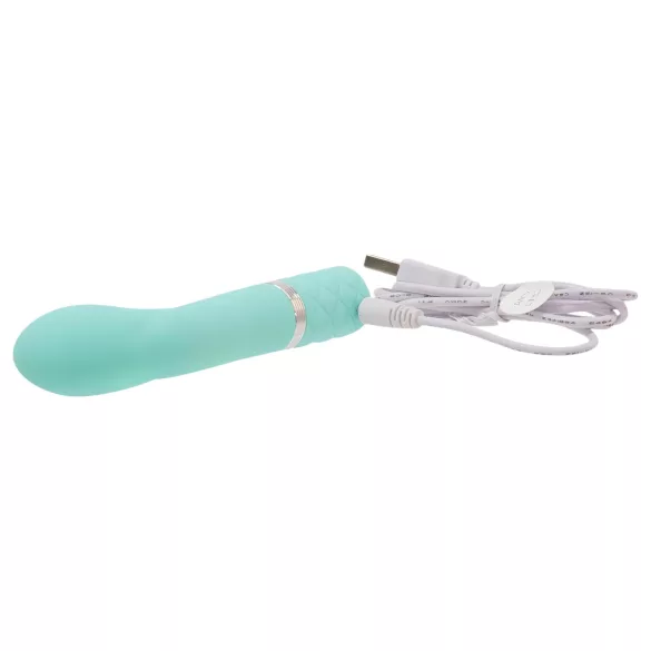 Pillow Talk Racy - G-punktsvibrator smal uppladdningsbar turkos
