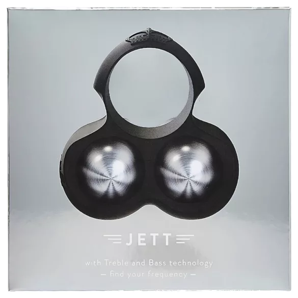 HOT Octopuss JETT - penistoppvibrator med 2 motorer - svart