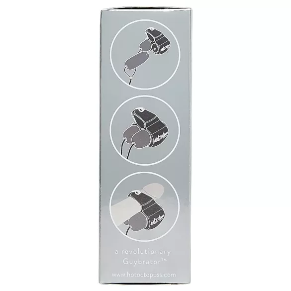 HOT Octopuss JETT - penistoppvibrator med 2 motorer - svart