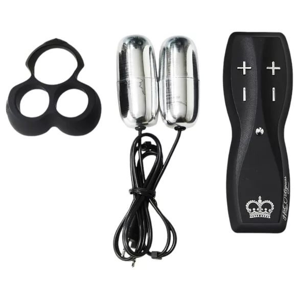 HOT Octopuss JETT - penistoppvibrator med 2 motorer - svart