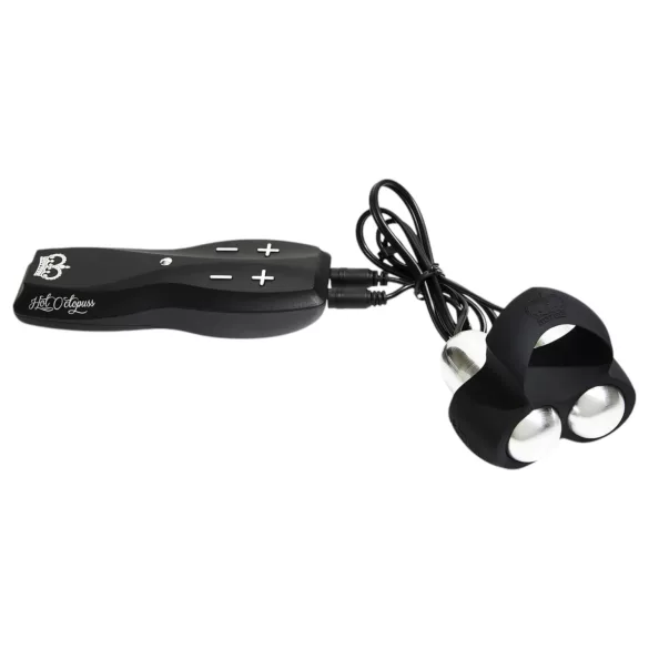 HOT Octopuss JETT - penistoppvibrator med 2 motorer - svart