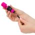 PalmPower - minivibrator wand - kraftfull massage - silikon rosa/svart