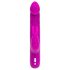 Happyrabbit Realistisk Slim - laddningsbar vibrator med klitorisarm (lila)