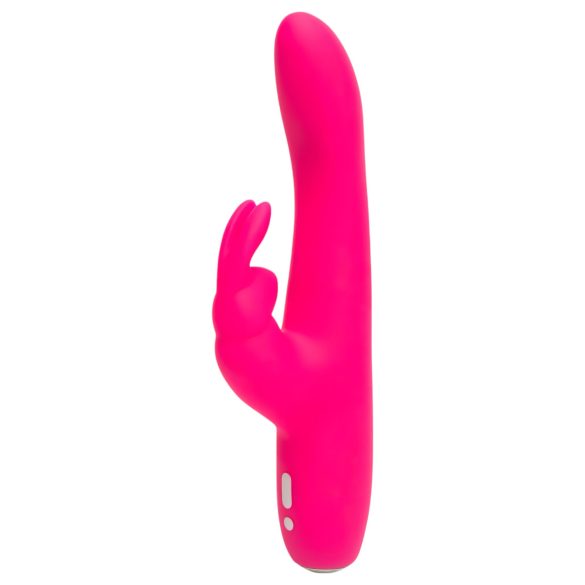 Happyrabbit - rabbitvibrator med klitorisarm - vattentät silikon rosa