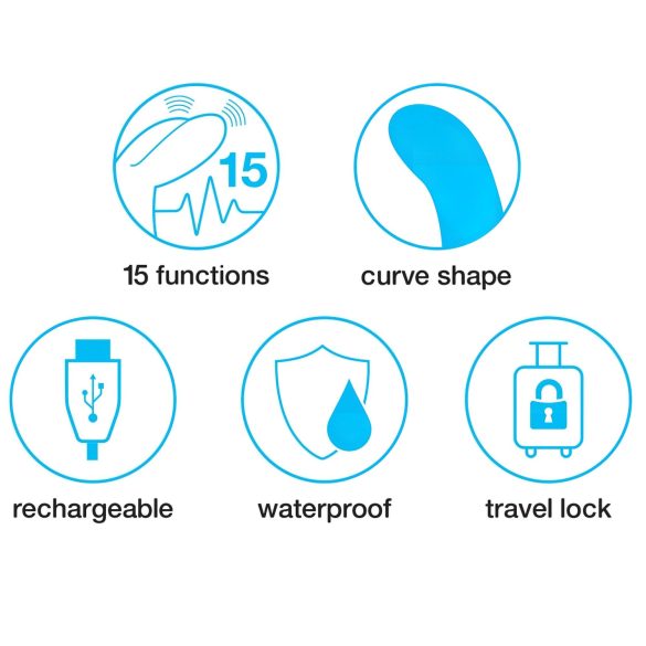 Happyrabbit - rabbitvibrator med klitorisarm - vattentät silikon rosa