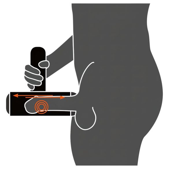 Rebel - automatisk masturbator med rörelse och vibration - svart