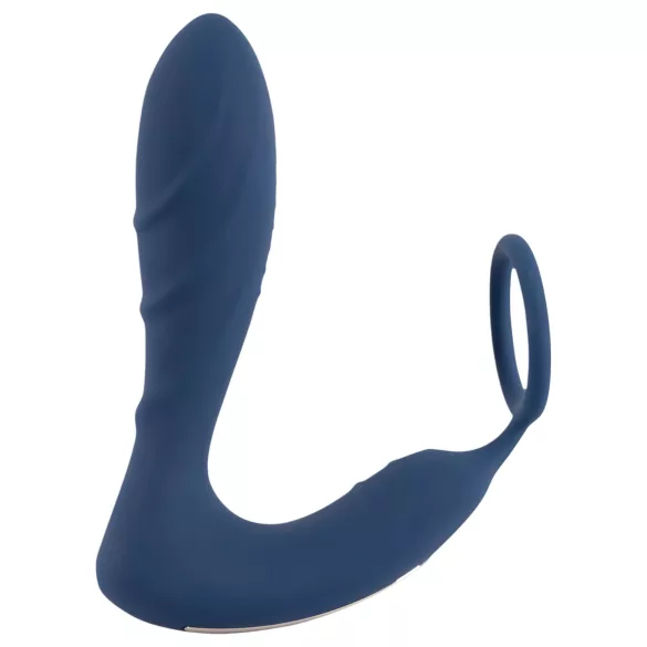 You2Toys - Prostatastimulator med penisring - vibrator - blå