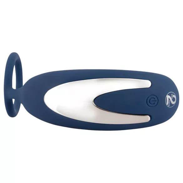 You2Toys - Prostatastimulator med penisring - vibrator - blå