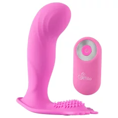   SMILE G-Spot Panty - bärbar uppladdningsbar, trådlös vibrator (rosa)