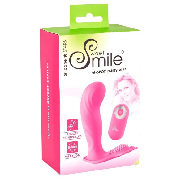 SMILE G-Spot Trosa - uppladdningsbar, trådlös vibrator (rosa)